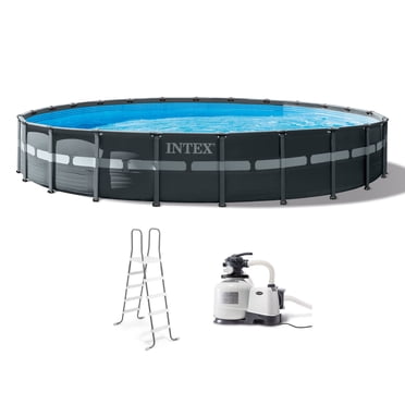 Piscine Hors Terre Intex 24 pi X 4,4 pi Ultra XTR avec pompe à filtre à sable