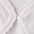 thumbnail image 3 of Timegard Girl Lightweight Cardigan Open Front Button Hollow out Children Comfy Cute Knit Shrug Solid Color, 3 of 6