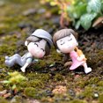 thumbnail image 3 of Essen 3Pcs/Set Lovers Chair Miniature Landscape DIY Ornament Garden Dollhouse Decor, 3 of 7