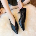 thumbnail image 4 of Mikilon Chaussures à Enfiler Talon Moyen Chaussures Simples Femmes Chaussures Rétro Grand-Maman Chaussures de Travail Talons Hauts Chaussures Quatre Saisons, 4 of 6
