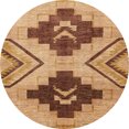 thumbnail image 1 of Ahgly Company Tapis d'Intérieur Ronds Abstraits Rouges Abstraits pour Aire, 3 Pieds Rond, 1 of 6