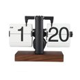thumbnail image 2 of Retro Vintage Flip Clock Smooth , Large Numbers Suitable for Living Room Study Office, Battery Powered Internal Gear Operated Clock, 2 of 7