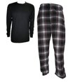 thumbnail image 1 of Men's Pajama Sets One Solid Top & One Plaid Bottom With Pockets, 1 of 20
