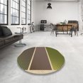 thumbnail image 4 of Ahgly Company Machine Washable Indoor Rectangle Transitional Dark Brown Area Rugs, 2' x 3', 4 of 7