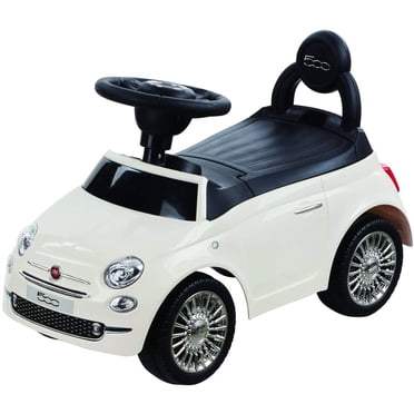 Best Ride On Cars Voiture à Pousser Fiat 500 pour Bébé, Blanche