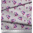 thumbnail image 2 of Soimoi Rayon Fabric Flower Artistic Printed Craft Fabric by The Yard 42 Inch Wide, 2 of 3