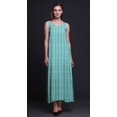 thumbnail image 3 of Bimba Rayon Tie-Dye Ladies Printed Backless Spaghetti Strap Long Maxi Evening Party Dress-Small, 3 of 4