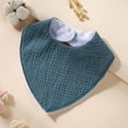 thumbnail image 2 of Baby Saliva Towel Combed Cotton Solid Towel Double-layer Saliva Towel, 2 of 4