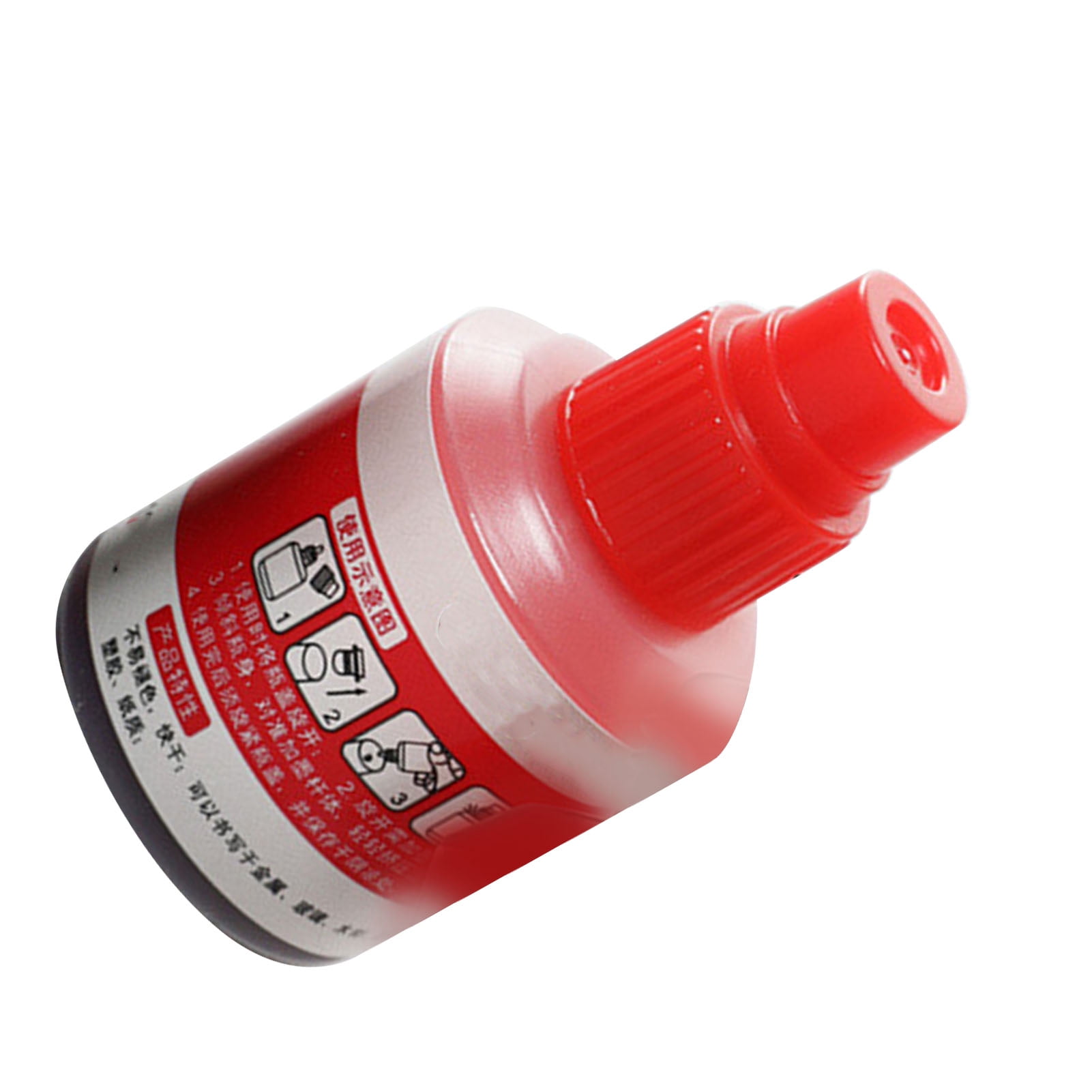 Marker Refill Ink, Large Capacity Marker Ink Fade  Waterproof with Drop Dispensing System for Marker Pens Red