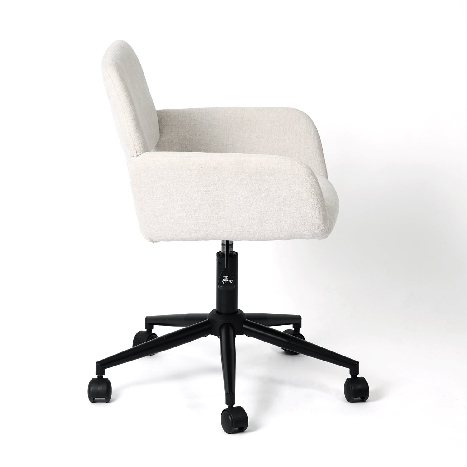 Chaises de bureau ergonomiques Homy Casa pour salle de réunion et bureau à domicile, tissu beige