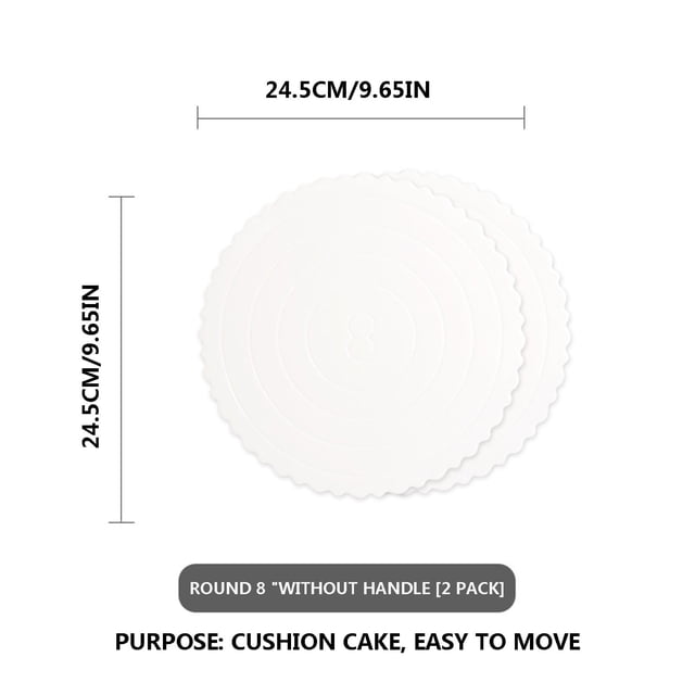 EGNMCR Reusable Birthday Cake Spacer Cake Bottom Household Round Mop Pad baking tool