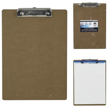 Merangue Wooden Clipboards, Letter Size, 4 Pack
