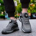 thumbnail image 3 of Men's Sneakers Fashionable New Sneaker Men 13 Pattern Simple Solid Color Men Sneaker Lightweight Elastic Band Comfortable Men Sneaker Shoes Flat Bottom Sports Shoes, 3 of 5