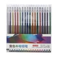 thumbnail image 1 of Amdohai 18 Color Glitter Gel Pen Set Colored Pen Color Changing Flash Marker for Office School, 1 of 8