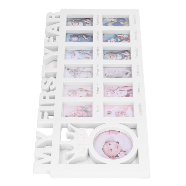 Newborn Photo Frame Gift Decoration Giving Babies Growing Newborn Frame Set Frames Small Decorated with 12 Decorative Frame Newborn Adornment