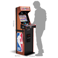 thumbnail image 3 of Arcade1Up NBA Jam Deluxe 2-Player Control Panel Arcade Machine - 3 Classic Games, Retro Game Console for Home, Tall Cabinet with 17-Inch Screen, Stand Up Video Game for Game Room, 3 of 10