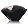 thumbnail image 3 of Coffee Filter Holder, Coffee Paper Storage Box, Plastic Coffee Filter Case with Dustproof Flip Cover, Hold Up to 100 Sheets, Cone-Shaped Filter Paper Holder for Home, Coffee Shop, Black, 3 of 6