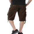 thumbnail image 2 of Button-Zipper Closure Cargo Shorts for Men with Pockets, 2 of 4