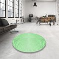 thumbnail image 4 of Ahgly Tapis Rectangulaire Lavable en Machine Vert Transitionnel, 2 Pieds x 5 Pieds, 4 of 7