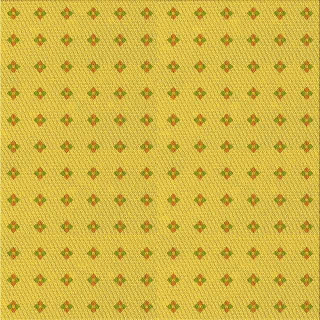 Ahgly Company Tapis de Zone Carré Lavable en Machine Jaune Doré Transitionnel, 7 Pieds Carré