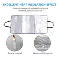 thumbnail image 2 of 2pcs Air Conditioner Outer Machine Cover Waterproof Aluminum Foil Insulation Film Outdoor AC Protector Shield, 2 of 8