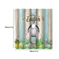 thumbnail image 3 of Easter Decorations Savings Pisexur Rustic Easter Shower Curtain Watercolor Rabbit Bunny Floral Bathroom Curtains Spring Holiday Bathroom Decor Washable Durable Fabric On Clearance, 3 of 6