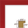 thumbnail image 4 of Craig Frames Confetti, 16 x 16 Inch Modern Red Picture Frame Matted to Display a 12 x 12 Inch Photo, 4 of 4