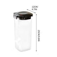 thumbnail image 3 of Vacuum Sealed Jar For Miscellaneous Grain Storage Kitchen Food Plastic Transparent Storage And Storage Jar -proof Sealed Box For Five Grains, 3 of 9