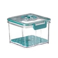 thumbnail image 1 of Ohufall Vacuum Sealed Food Storage Container For Home Kitchen Transparent Water Draining Airtight Jar With Timer Lock For Freshness And Freezing Food Storage Containers With Lids, 1 of 6