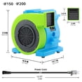 thumbnail image 4 of MOUNTO 2.0hp Inflatable Bounce House Blower, Energy Efficient, Low Amp Draw Inflatable Blowers for Inflatable Bounce House, Water Slide, and Obstacle Course for Kids…, 4 of 4