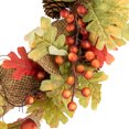 thumbnail image 4 of Northlight Berries and Pinecones Small Artificial Fall Harvest Twig Wreath - 18" - Unlit, 4 of 5