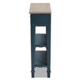 thumbnail image 4 of Baxton Studio Dauphine Table Console Contemporaine en Bois à 1 Tiroir, Bleu, 4 of 10