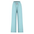 thumbnail image 4 of Pantalon Grand Simua Femme Taille Haute Mode Décontracté Pantalon Palazzo, 4 of 4