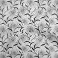 thumbnail image 1 of oneOone Viscose Chiffon Gray Fabric Floral Retro Sewing Craft Projects Fabric Prints By Yard 42 Inch Wide, 1 of 5