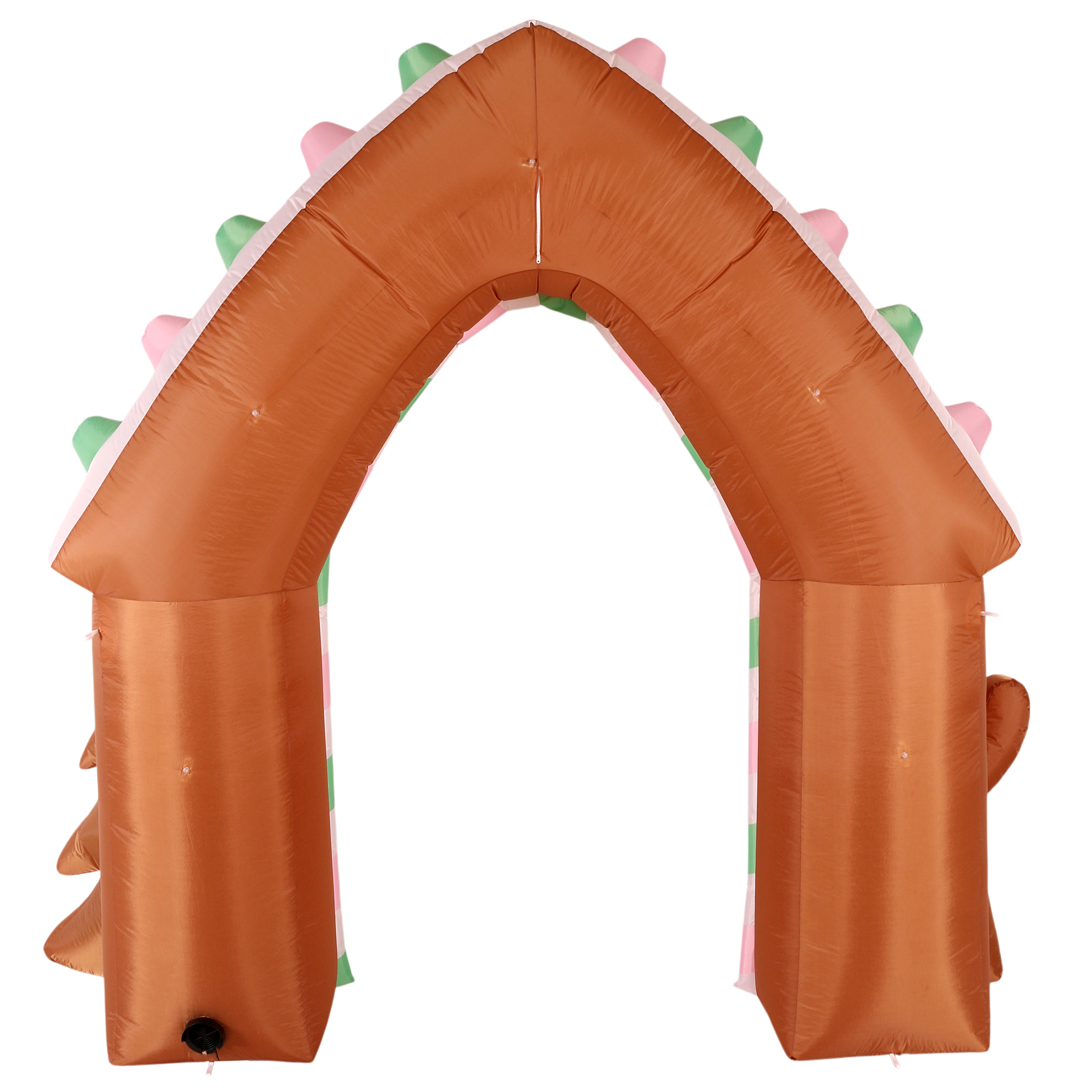 Holiday Time Christmas Decor Lighted Gingerbread Archway 9.5 ft Holiday Decoration