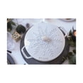 thumbnail image 2 of STAUB La Cocotte Four Français Rond en Fonte 3,6 L Flocon de Neige, Truffe Blanche, 2 of 11