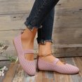 thumbnail image 5 of B91xZ Mocassins Classiques Décontractés pour Femmes Mocassins à Bout Rond Chaussures de Conduite Plates Souples Chaussures de Marche pour Femmes à Enfiler, Rose 8, 5 of 5