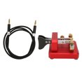 thumbnail image 2 of Double Paddle Morse Code Key, Lightweight Portable CW Telegraph Key with Stable Contacts, Morse Code Key for Camping, Indoor, 2 of 7