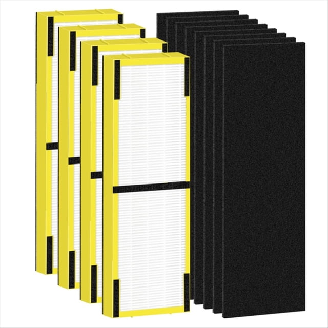 4+8PCS FLT4825 HEPA Filter B Replacement Compatible for G-Guardian Air Purifiers AC4825/4825E/4825W/4300/4800/4900/4850,4 * HEPA filters 8 * filter cartridges