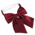 thumbnail image 1 of Miangastore Men Microfiber Pre-tied Business Bow Tie Set (Wine), 1 of 8
