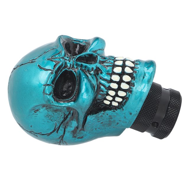 Skull Gear Head Resin Shifter Knob Car Transmission Shifting Stick Handle For Most Manual Vehicles