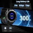 thumbnail image 2 of Smartwatch for Men, 1.39'' with Bluetooth Answer Make Calls/120+ Sport Mode/30-Day Standby, Rugged Smartwatch fits for Android and iPhone Devices Black, 2 of 7
