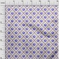thumbnail image 2 of oneOone Popeline de Coton Tissu Imprimé Floral Losanges/feuilles et Roses 1 Yard 56 Pouces de Large, 2 of 4