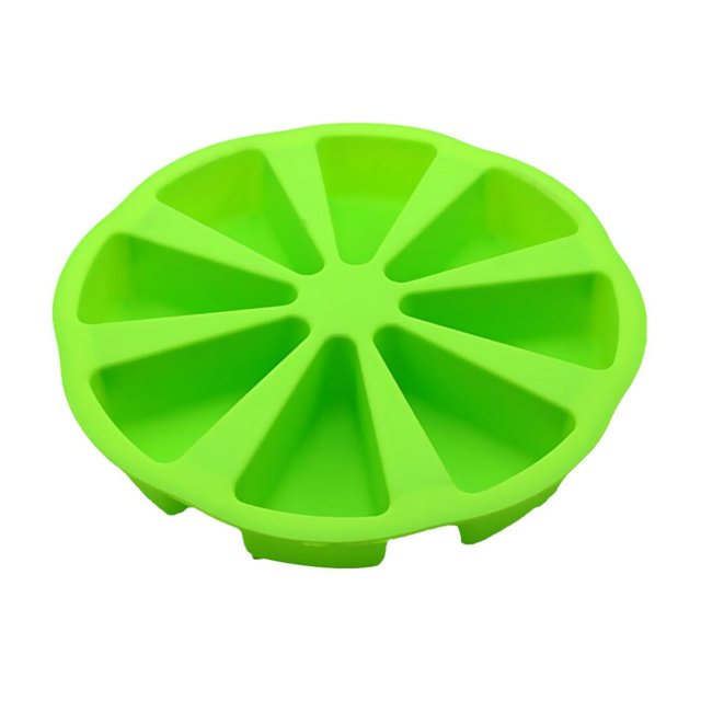 Silicone Baking Cake Mold 8 Cavity DIY Baking Pastry Scone Pans Tools Green