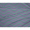 thumbnail image 4 of oneOone Tissu Polyester Lycra Serpentine Rayé Décor Tissu Imprimé BTY 56 Pouces de Large, 4 of 4