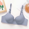 thumbnail image 4 of Kyusrd Plus Size Supportive Bra For Women'S Full Coverage Bra Adjustable Shoulder Straps Bra Soild Color Everyday Bra, 4 of 8