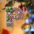 thumbnail image 4 of Rwnbm 26 Letters Christmas Tree Decoration Pendant Christmas Tree Ornaments Personalized DIY Christmas Ornaments Christmas Decoration Xmas Tree Hanging Decor Feature, 4 of 4