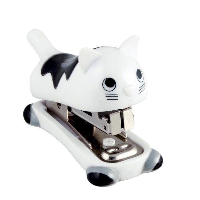 Cosa Nova Small Cat Stapler White Detailed Glossy