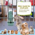 thumbnail image 2 of Automatic Pet Water Dispenser Hanging Drinker Bottle Bowl for Cage Small Animals Hydration Solution, 2 of 6