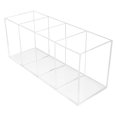 thumbnail image 4 of 1Pc Acrylic Pen Holder Desktop Storage Box Makeup Brush Organizer Office Tool, 4 of 6